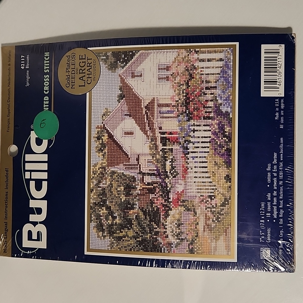 Bucilla "Springtime Blossoms" Cross Stitch